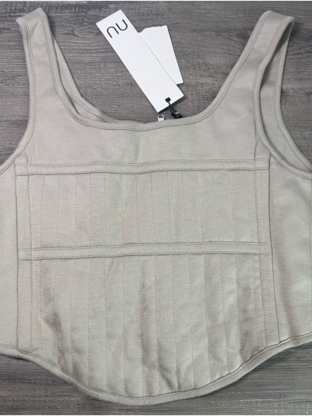 BNWT NU Denmark Sculpt bustier Aritzia/Babaton Size 0/XS $120 - Picture 2 of 7
